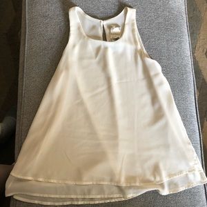 Cream colored tank blouse